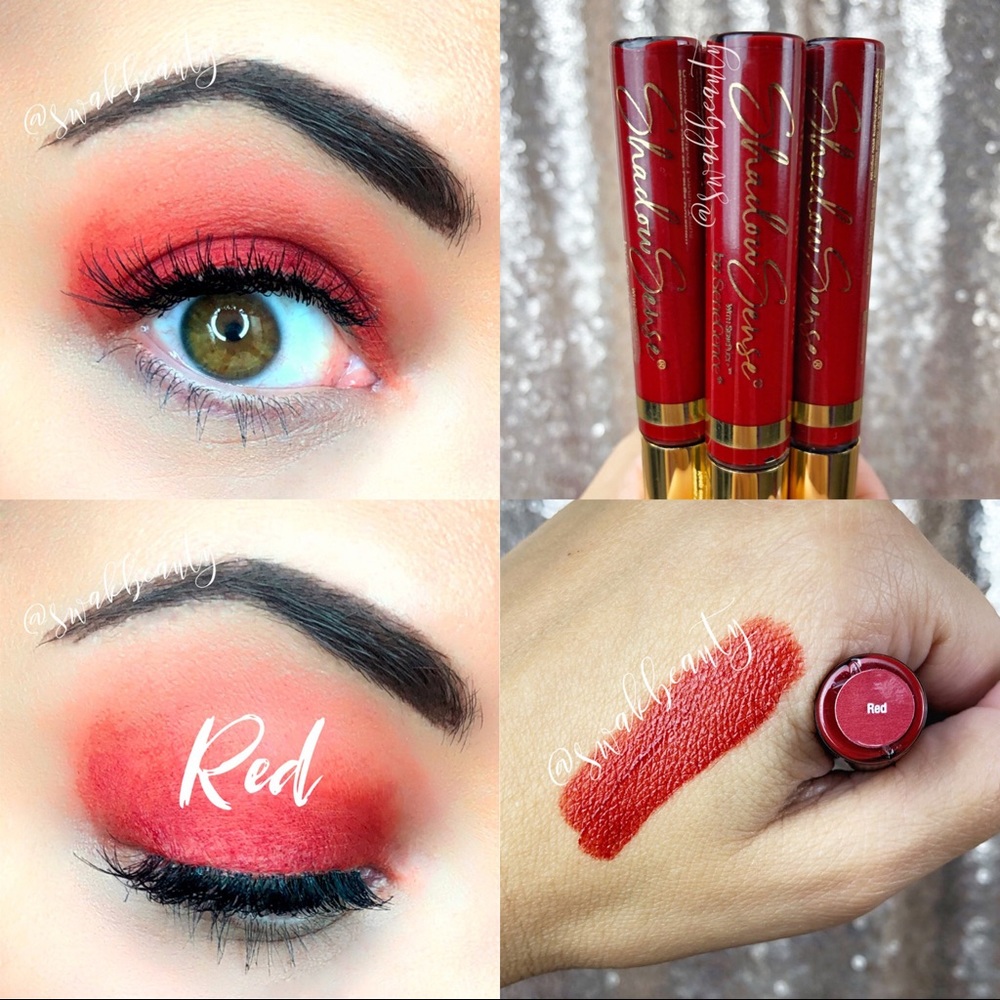Red Shadowsense eyeshadow sealed